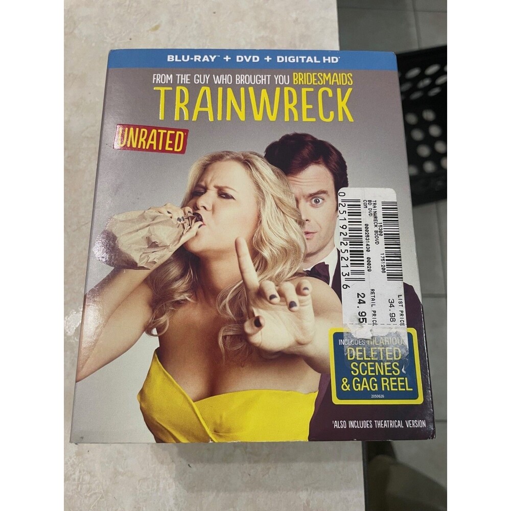 Trainwreck (Blu-ray/DVD, 2016, 2-Disc Set)